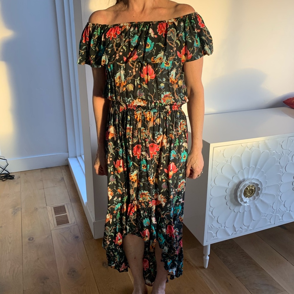 Tolani floral hi-lo dress